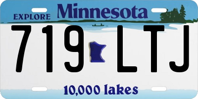 MN license plate 719LTJ