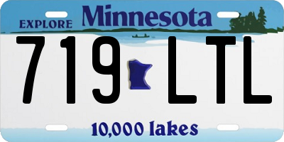 MN license plate 719LTL