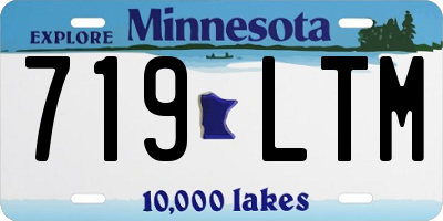 MN license plate 719LTM