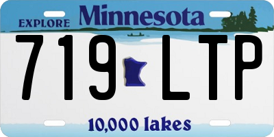MN license plate 719LTP