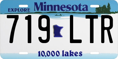MN license plate 719LTR