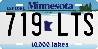 MN license plate 719LTS