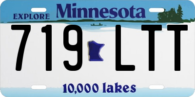 MN license plate 719LTT