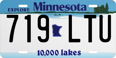MN license plate 719LTU