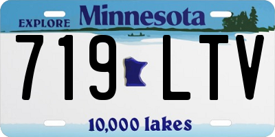 MN license plate 719LTV
