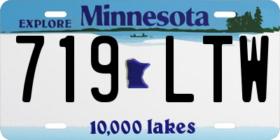MN license plate 719LTW