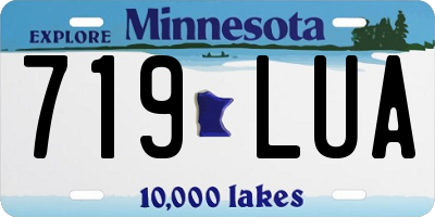 MN license plate 719LUA