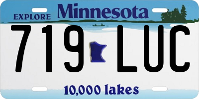 MN license plate 719LUC