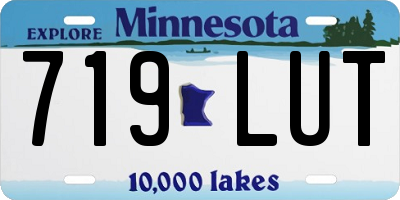 MN license plate 719LUT