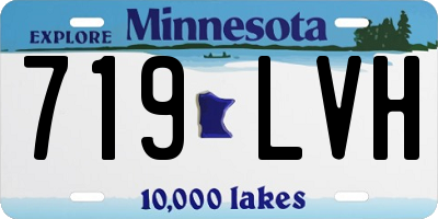 MN license plate 719LVH
