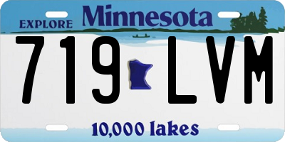 MN license plate 719LVM