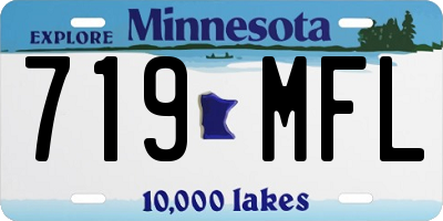 MN license plate 719MFL