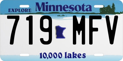 MN license plate 719MFV