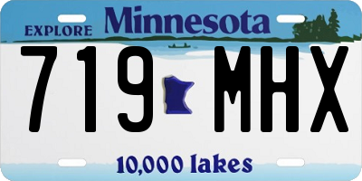 MN license plate 719MHX
