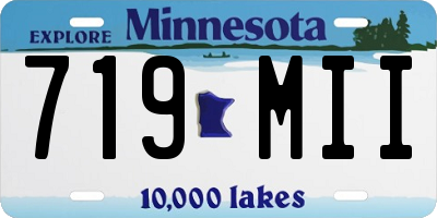 MN license plate 719MII