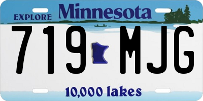 MN license plate 719MJG