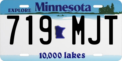 MN license plate 719MJT