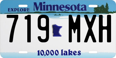 MN license plate 719MXH
