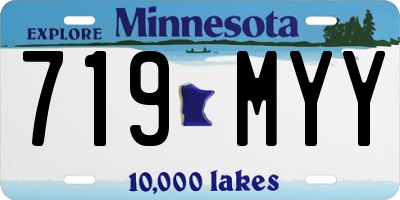 MN license plate 719MYY