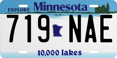 MN license plate 719NAE