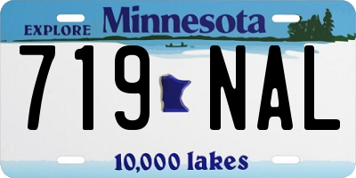 MN license plate 719NAL