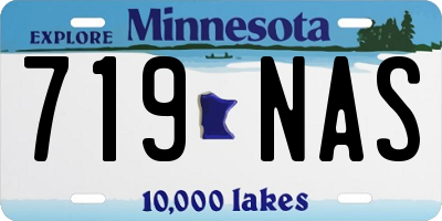 MN license plate 719NAS