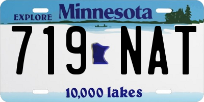 MN license plate 719NAT