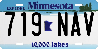 MN license plate 719NAV