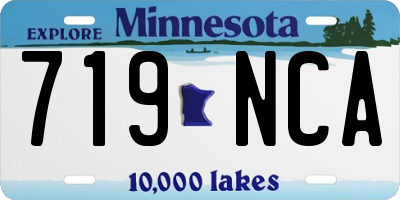 MN license plate 719NCA
