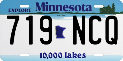 MN license plate 719NCQ
