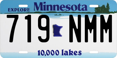 MN license plate 719NMM