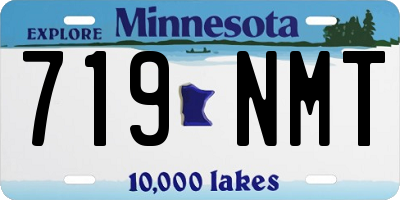 MN license plate 719NMT