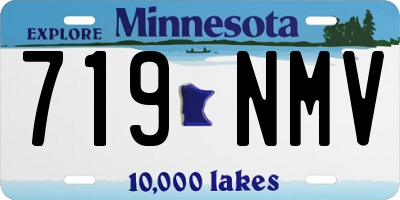 MN license plate 719NMV