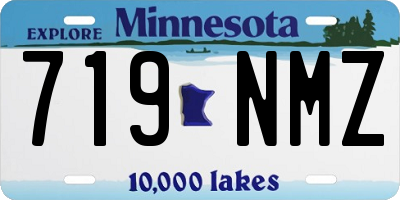 MN license plate 719NMZ