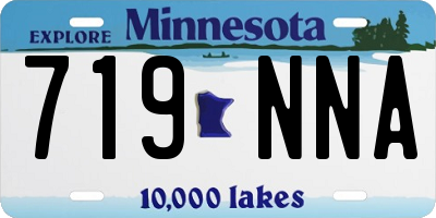 MN license plate 719NNA