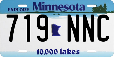 MN license plate 719NNC