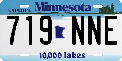 MN license plate 719NNE