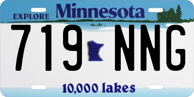 MN license plate 719NNG