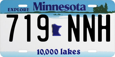MN license plate 719NNH