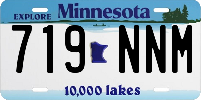 MN license plate 719NNM
