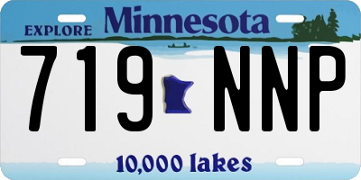 MN license plate 719NNP