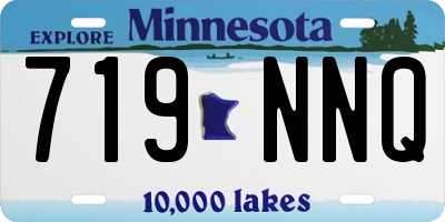 MN license plate 719NNQ