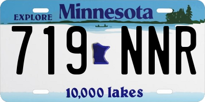 MN license plate 719NNR