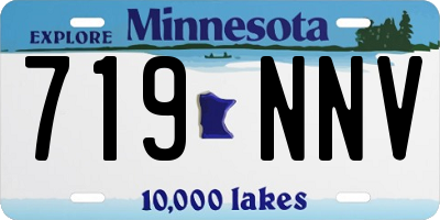 MN license plate 719NNV