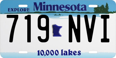 MN license plate 719NVI
