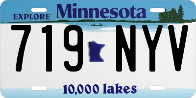 MN license plate 719NYV