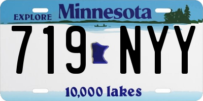 MN license plate 719NYY
