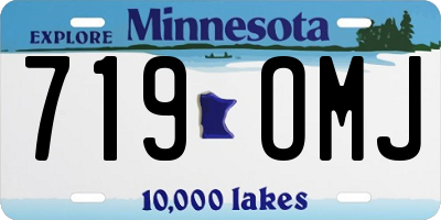 MN license plate 719OMJ