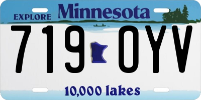MN license plate 719OYV