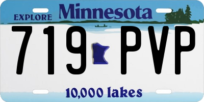 MN license plate 719PVP